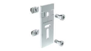 Schutzzaunverbinder aus dem Robotunits Schutzzaunsystem