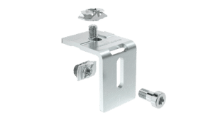 Schutzzaunverbinder - Variables Verbindungselement aus dem Robotunits Schutzzaunsystem