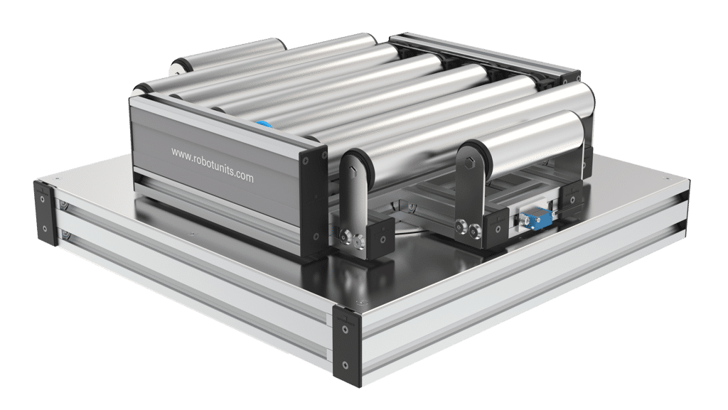 Dreheinheit mit Rollenförderband