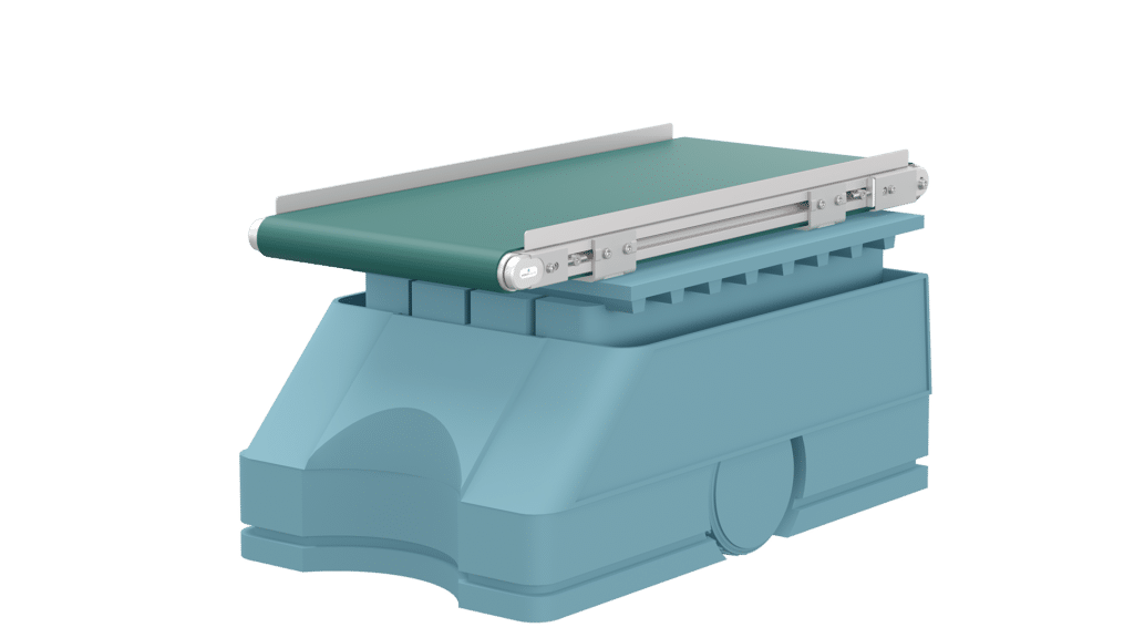 FTS Aufbau mit Gurtförderer