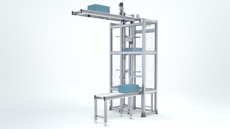 Vertikaler Kettentaktförderer