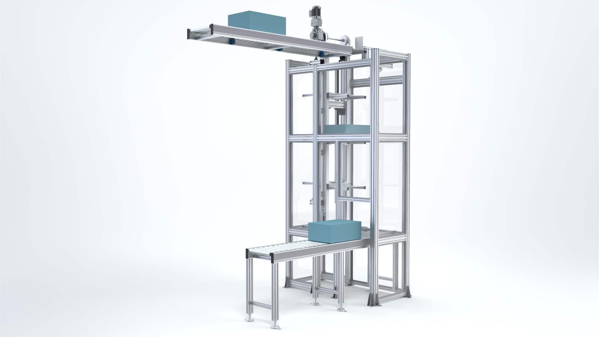 Vertical chain cycle conveyor