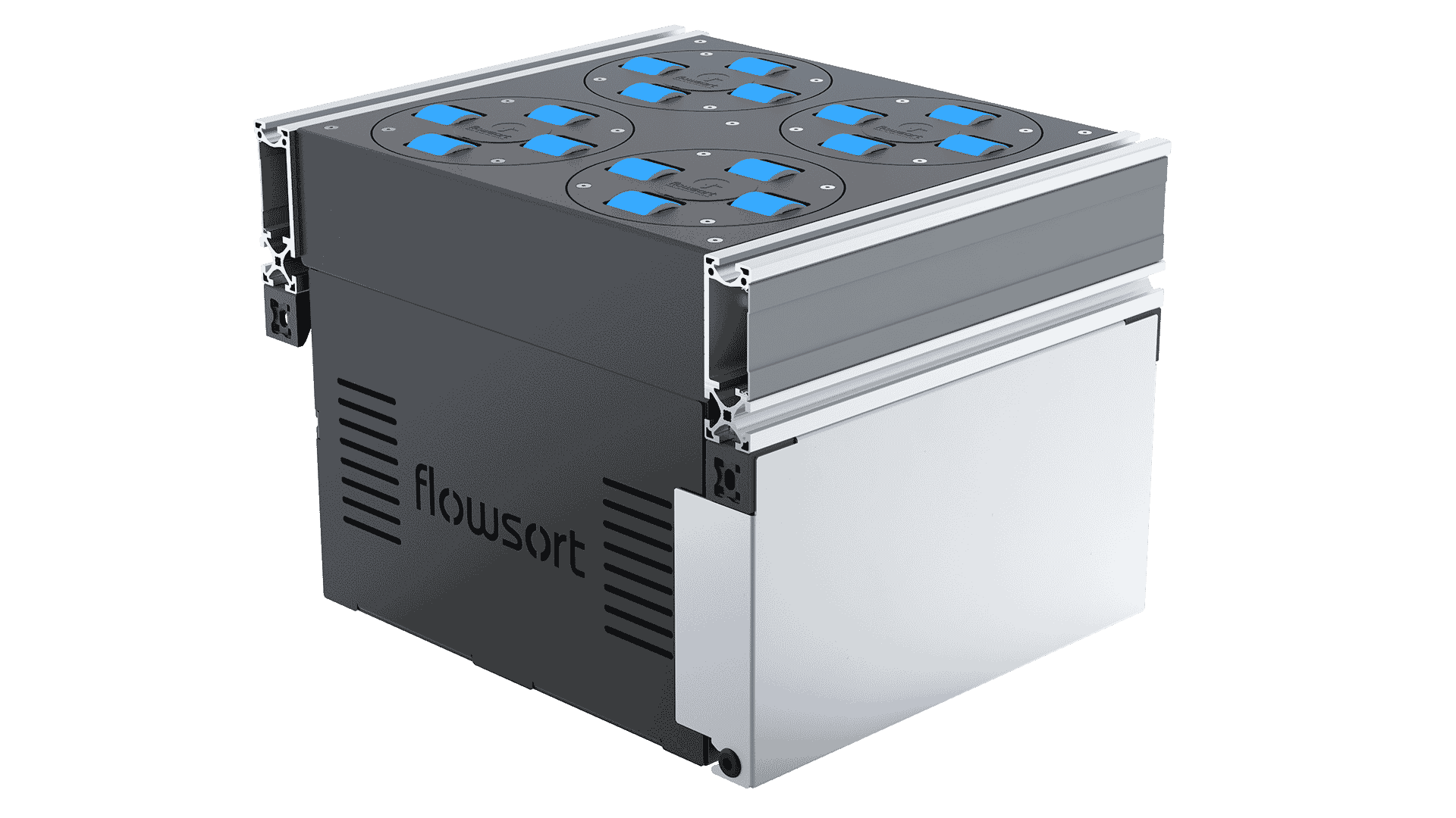 Sorter mit Abdeckblech