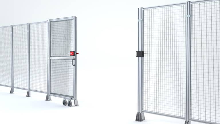 Robotunits Teleskop-Schiebetor Zugangslösung