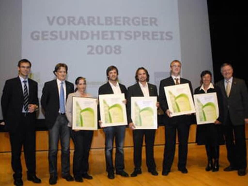 Verleihung des Vorarlberger Gesundheitspreis 2008 an das Unternehmen Heron Innovations Factory GmbH