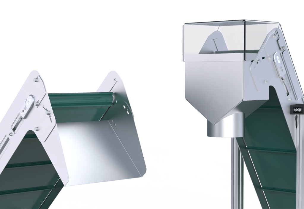 Abgaberutsche-Abgabetrichter-Abgabehaube